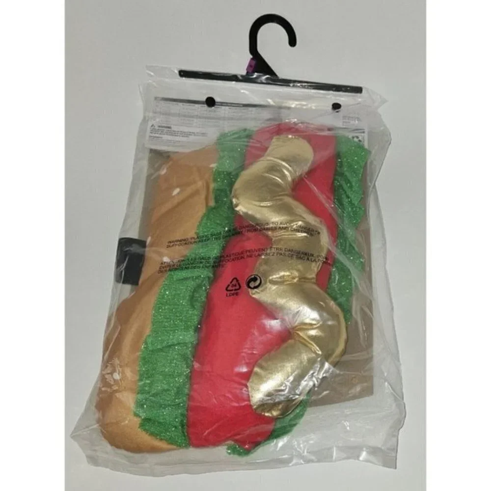 NEW Hot Dog Costume Pet Size Medium Dog (20-50 lbs) Halloween Vibrant Life 1 pc